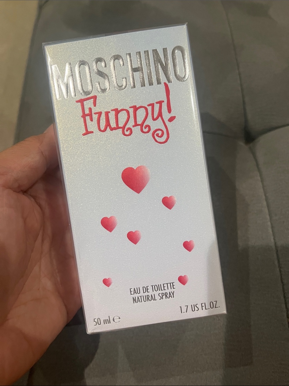 Moschino Funny! Eau de Toilette Heart Spray Bottle Fragrance Perfume Italy